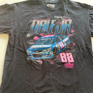 Chase Authentics NASCAR Dale Jr 88 Black Tee
